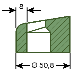 Flanschmatrize Nr. 8