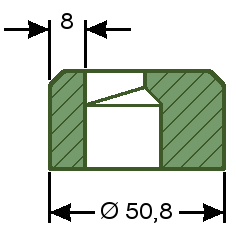 Winkelstahlmatrize Nr. 14