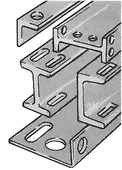 Flansch- und Steglochungen in U+INP