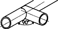 90° verbinding 90° verbinding